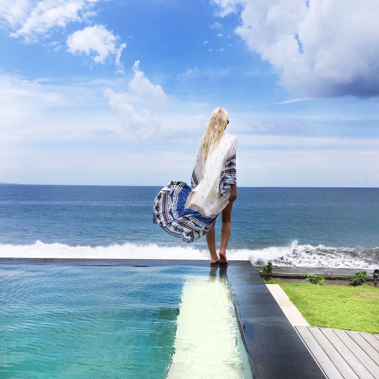 F4560  Summer Women Chiffon Cardigan Long Blouse Bikini Cover Up Robe